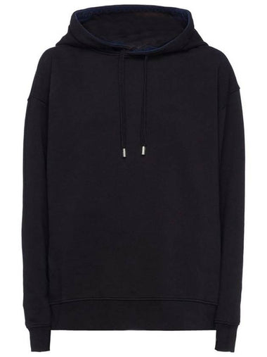 12Th Anniversary Yala Logo Trimming Hoodie Black - ACNE STUDIOS - BALAAN 1