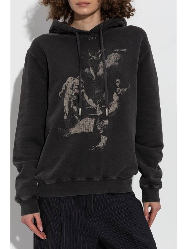 Off-White Hoodie, Women's, Grey - OFF WHITE - BALAAN 3