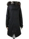 Women's Fox Eskimo Parka Black WWCPS2379 100 - WOOLRICH - BALAAN 4