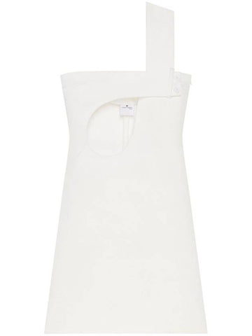 cut-out satin dress - COURREGES - BALAAN 1