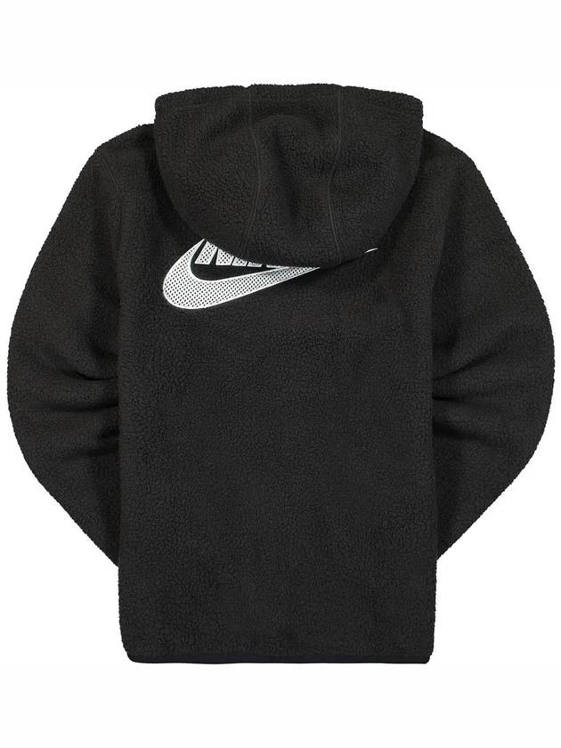 Essentials Sherpa Hoodie Black - NIKE - BALAAN 4