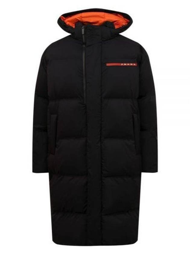 Logo Light Re-Nylon Down Padded Jacket Black - PRADA - BALAAN 2