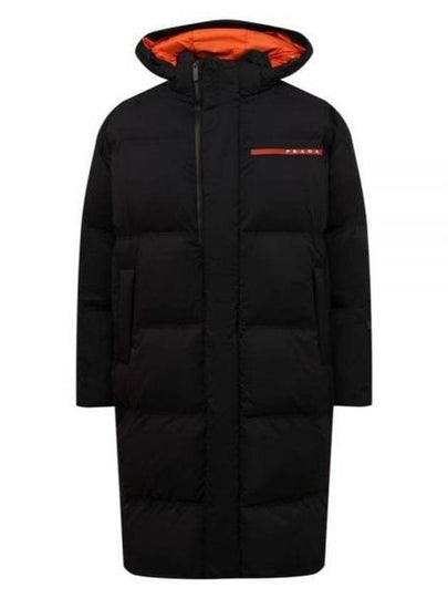 Logo Light Re-Nylon Down Padded Jacket Black - PRADA - BALAAN 2