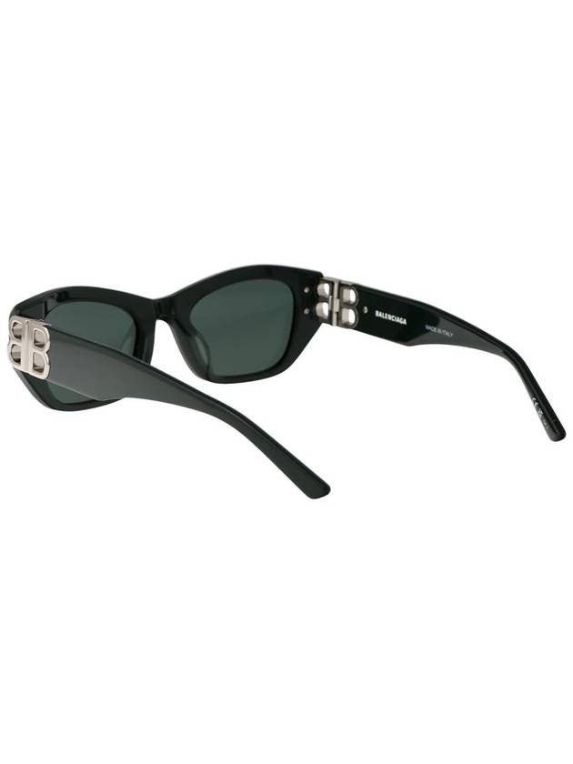 Sunglasses BB0311SK 004 SHINY SOLID DARK GREEN - BALENCIAGA - BALAAN 5