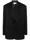 MM6 Margiela single breasted blazer jacket black SH0BN0008S47848900 - MAISON MARGIELA - BALAAN 1