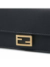 FF Baguette Flap Card Wallet Black - FENDI - BALAAN 7