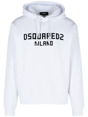 DSQUARED2 White Cotton Sweatshirt - DSQUARED2 - BALAAN 1