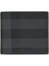 Vintage Check Logo Half Wallet Charcoal - BURBERRY - BALAAN 1