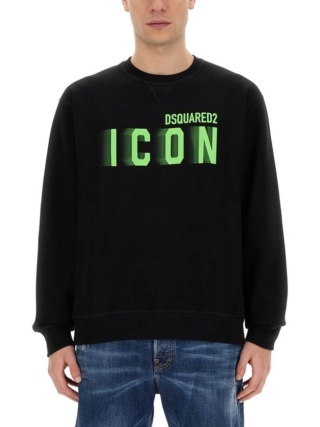 hooded sweatshirt S79GU0111 S25516971 BLACK - DSQUARED2 - BALAAN 2