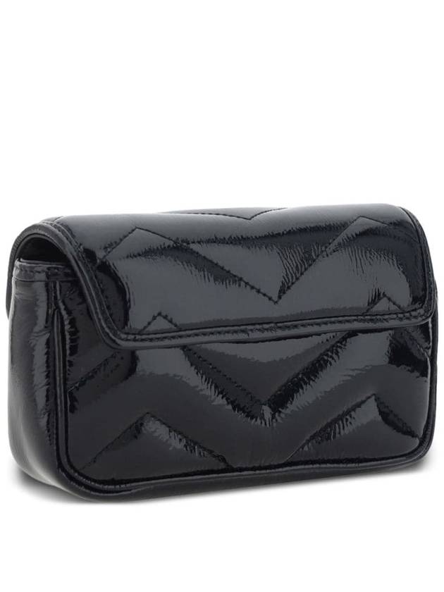 GG Marmont Super Mini Cross Bag Black - GUCCI - BALAAN 5