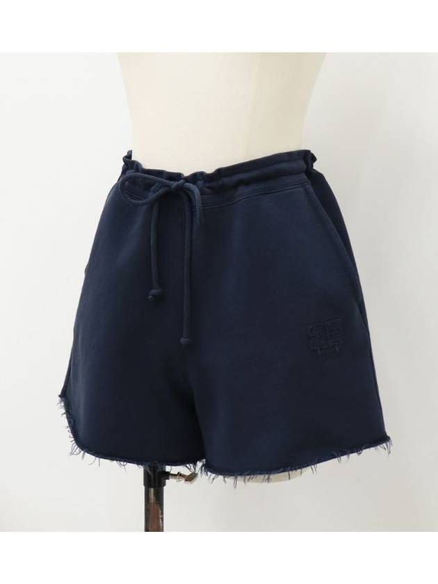 Navy training shorts - GANNI - BALAAN 5