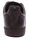 Men's Replica Leather Suede Low Top Sneakers Dark Brown - MAISON MARGIELA - BALAAN 5