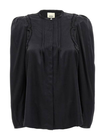 FW 23 24 Shirt Joanea 23AHT0251FAA3J12I01BK - ISABEL MARANT - BALAAN 1