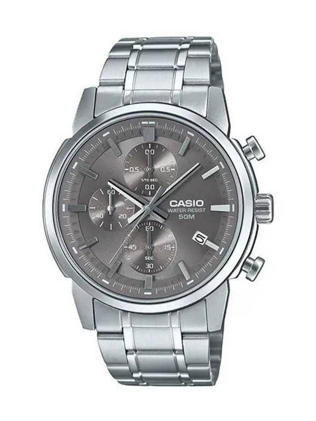 Men s Metal Wrist Watch Chrono MTP E510D 8A - CASIO - BALAAN 1