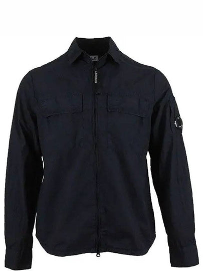 Lens Tailor L Shirt Zip-Up Jacket Navy - CP COMPANY - BALAAN 2