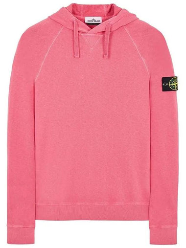 Logo Wapen Hooded Tshirt Pink 62160 - STONE ISLAND - BALAAN 1