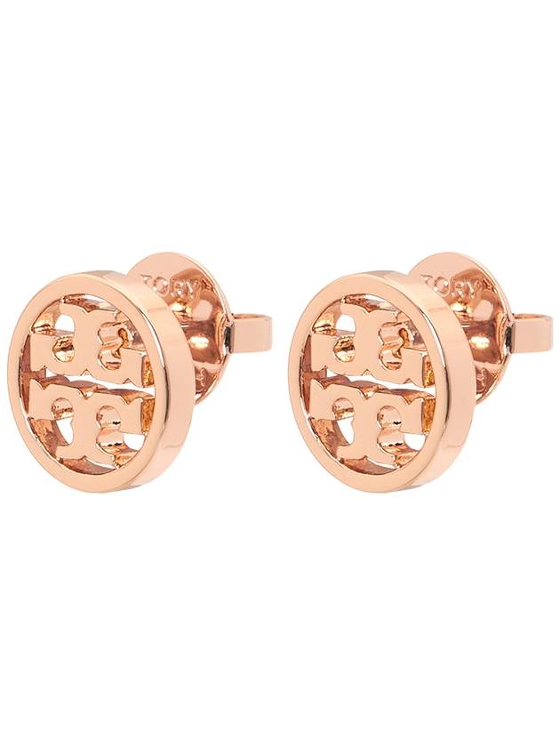 Miller Stud Earrings Rose - TORY BURCH - BALAAN 3