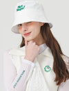 Windproof nylon bucket hat WHITE - MONBIRDIE GOLF - BALAAN 8