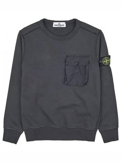 Wappen Pocket Sweatshirt Gray - STONE ISLAND - BALAAN 2