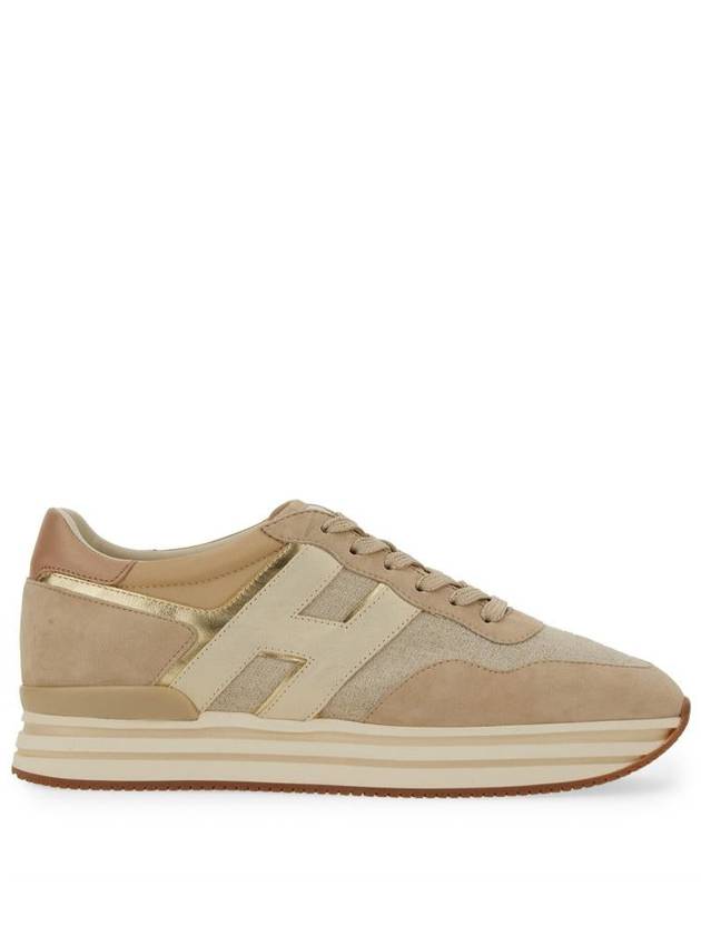 Women's H483 Low Top Sneakers Beige - HOGAN - BALAAN 2