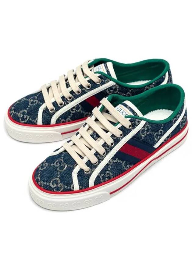 Tennis 1977 Low Top Sneakers Blue Red - GUCCI - BALAAN 3