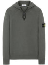 Waffen Hooded Knit Top Khaki - STONE ISLAND - BALAAN 2