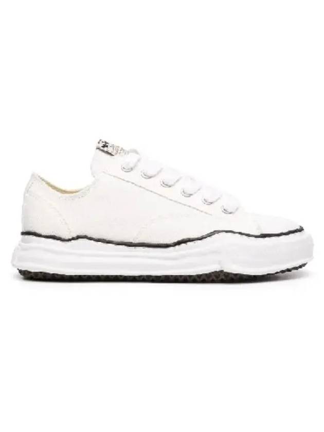 Peterson OG Sole Canvas Low Sneakers White - MAISON MIHARA YASUHIRO - BALAAN 3