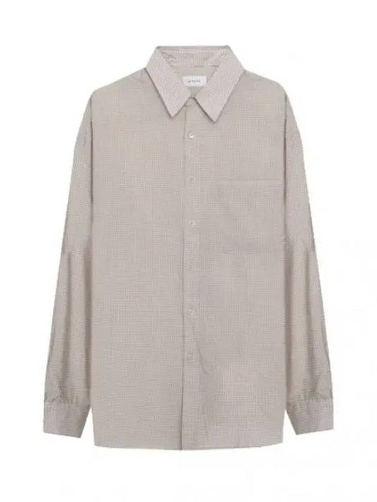 Regular collar long sleeve shirt men s - LEMAIRE - BALAAN 1