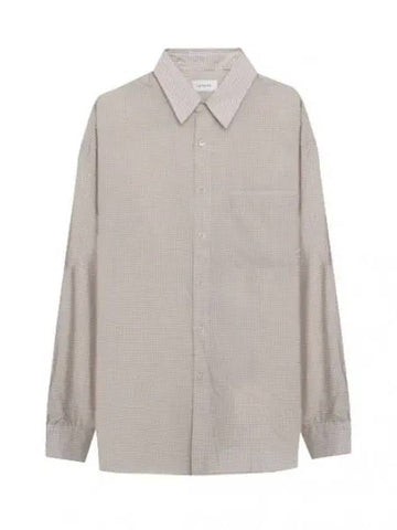 Regular collar long sleeve shirt - LEMAIRE - BALAAN 1