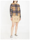 Vintage Check Crew Neck Knit Top Archive Beige - BURBERRY - BALAAN 3