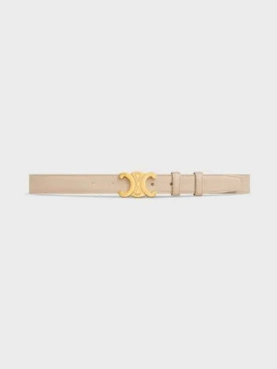 Triomphe Taurillon Medium Leather Belt Nude - CELINE - BALAAN 2