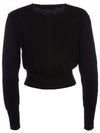 Bea Cropped Cardigan Black - VIVIENNE WESTWOOD - BALAAN 7