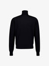 Men's Heart Logo Wool Turtleneck Black - AMI - BALAAN 3