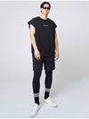 Typographic Sleeveless Black - ATHPLATFORM - BALAAN 4