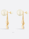 Dior Tribales Earrings Gold Finish Metal White Le - DIOR - BALAAN 4