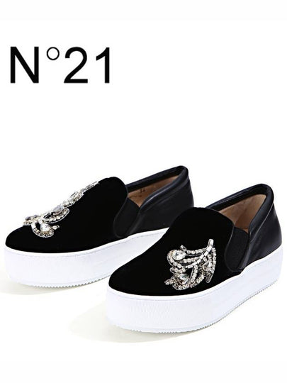 Rhinestone Slip-On Black - Nº 21 - BALAAN 2