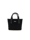 COTTON CANVAS TOTE BAG VOSGES PETIT BLACK - DANTON - BALAAN 1