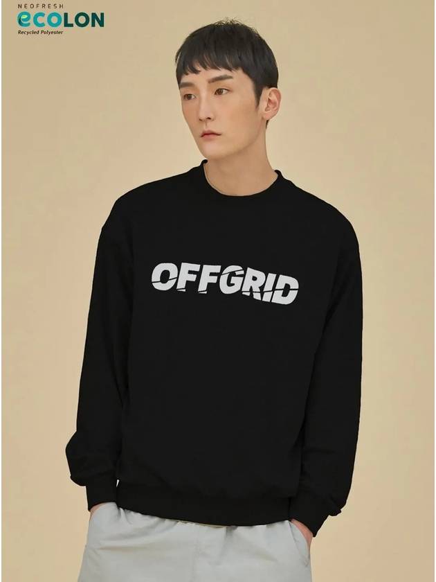 overfit graphic sweatshirt black - OFFGRID - BALAAN 3