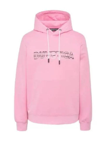 Pineto Pink Men s Hooded Sweatshirt Hoodie - DUVETICA - BALAAN 1