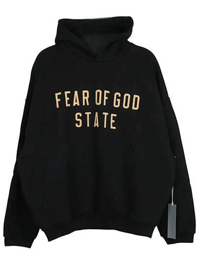 Fleece Hoodie Black - FEAR OF GOD ESSENTIALS - BALAAN 2