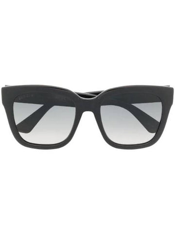 Eyewear Square Frame Sunglasses Black - GUCCI - BALAAN 1