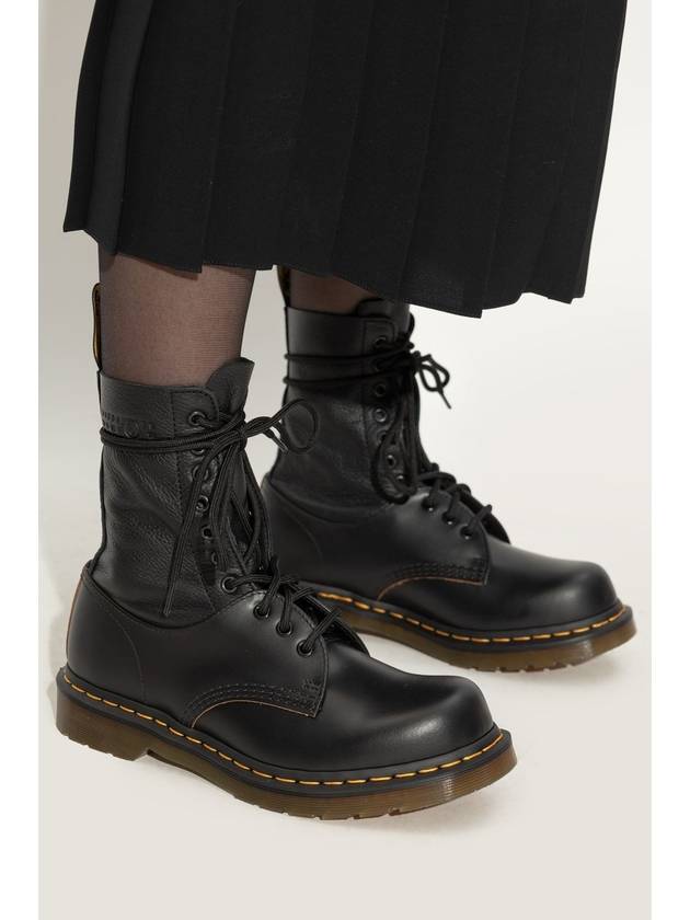 Number Logo Lace-Up Worker Boots Black - MAISON MARGIELA - BALAAN 3