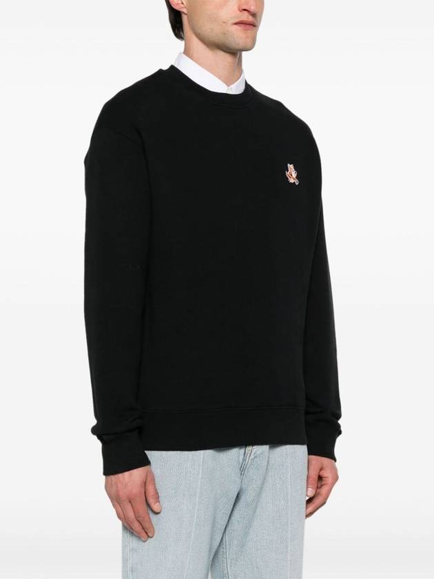 Fox Cotton Sweatshirt Black - MAISON KITSUNE - BALAAN 4