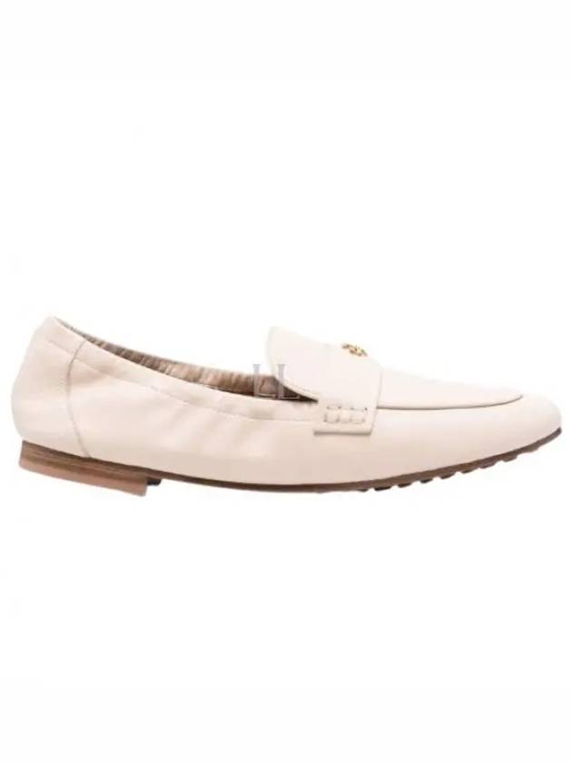 Ballet Double T Napa Leather Loafers New Cream - TORY BURCH - BALAAN 2