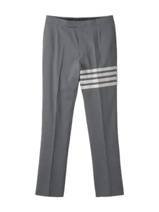 4 bar tailored pants medium gray - THOM BROWNE - BALAAN 1