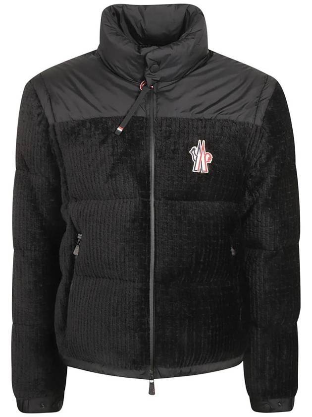 Granier Down Zip-Up Jacket Black - MONCLER - BALAAN 1