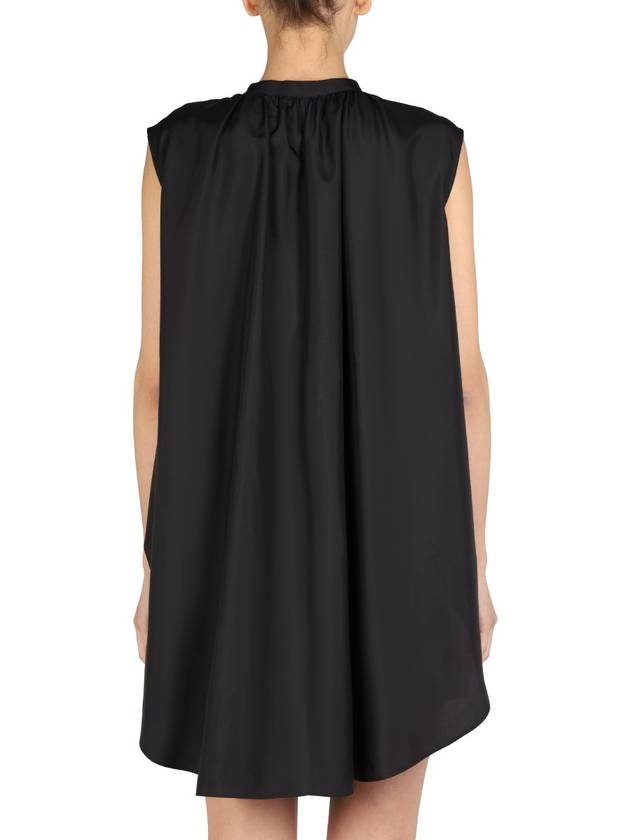 pleated blouse black - ALEXANDER MCQUEEN - BALAAN 4