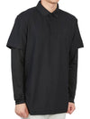 Liam Regular Fit Long Sleeve PK Shirt Black - J.LINDEBERG - BALAAN 4