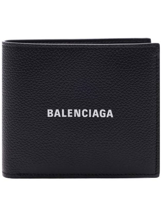 Cash Square Folded Wallet Black - BALENCIAGA - BALAAN 2