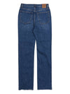 high waist cropped straight jeans blue - TOTEME - BALAAN.